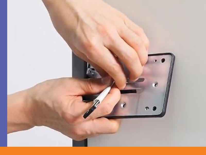 اتصال بخش خارجی قفل دیجیتال به منبع جریان